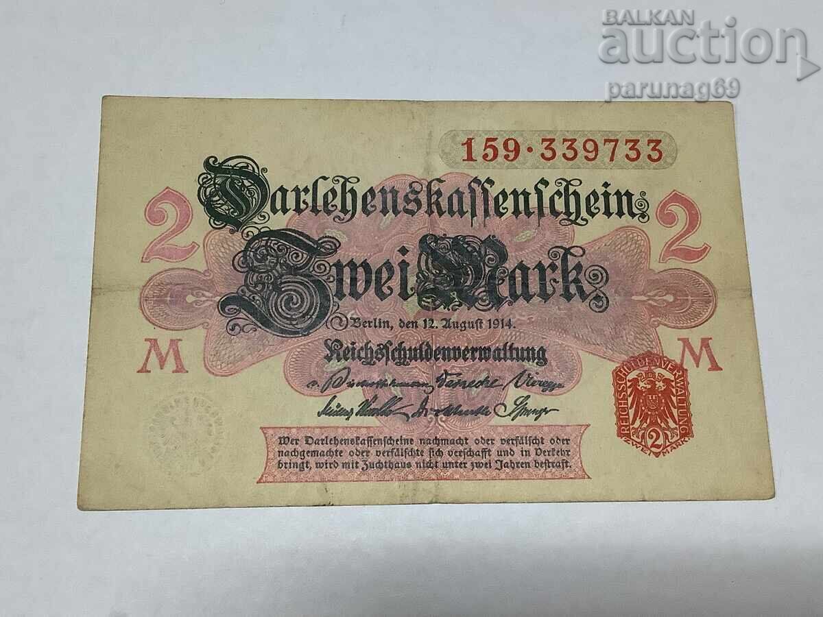 Germany 2 stamps 1914