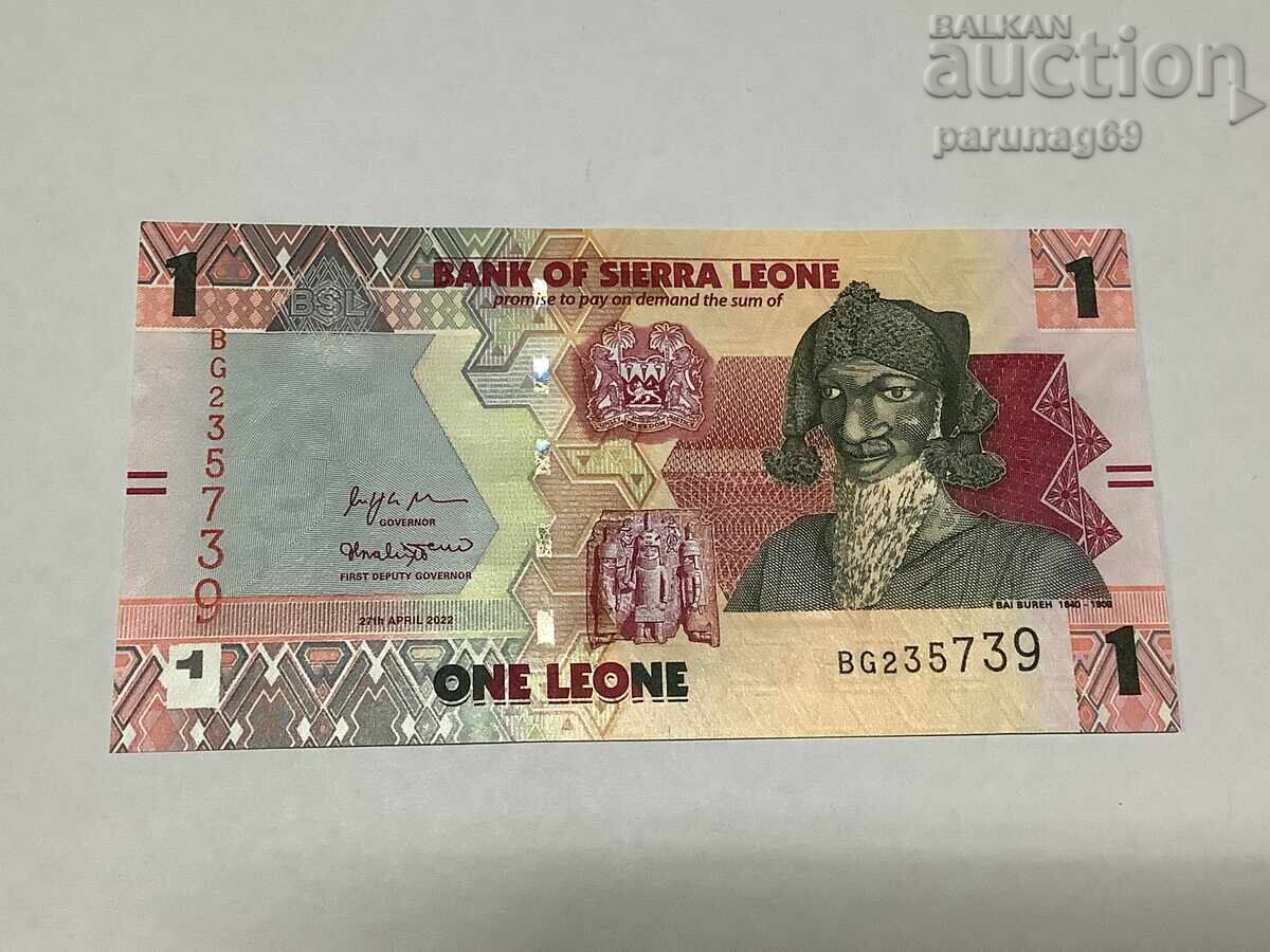 Sierra Leone 1 Leone 2022 UNC Sierra Leone 1 Leone 2022 UNC