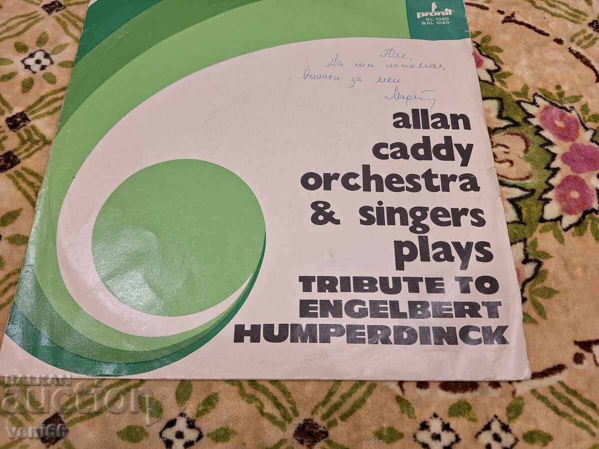 Грамофонна плоча - Allan Caddy orchestra Грамофонна плоча - Allan Caddy orchestra