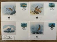 Кирибати - Комплект първодневни пликове - Риби (1991)