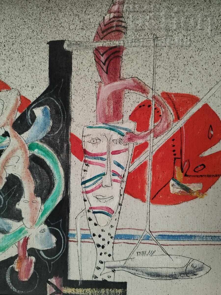 Auction Painting, composition, artist Nikolay Panayotov, 2008 Auction Painting, composition, artist Nikolay Panayotov, 2008