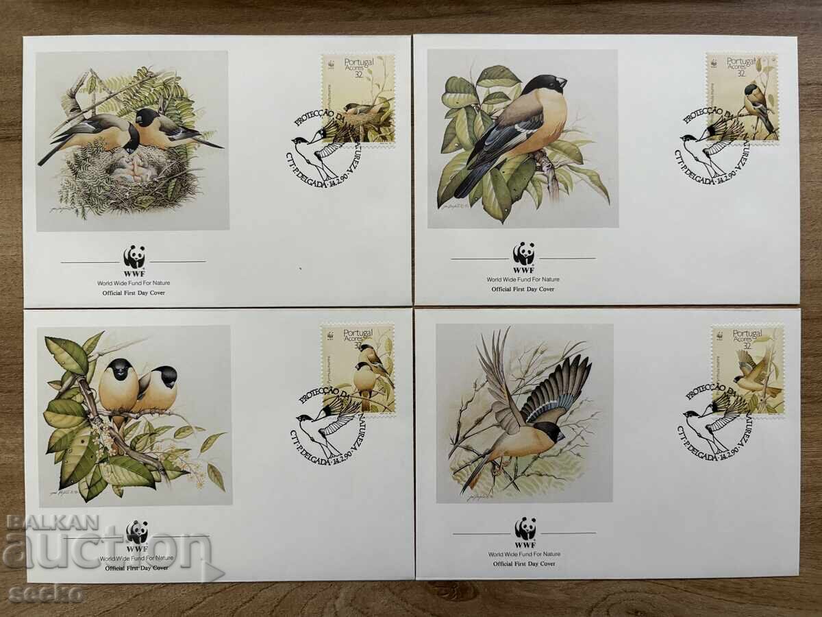 Αζόρες - Σειρά φακέλων πρώτης ημέρας (1990)