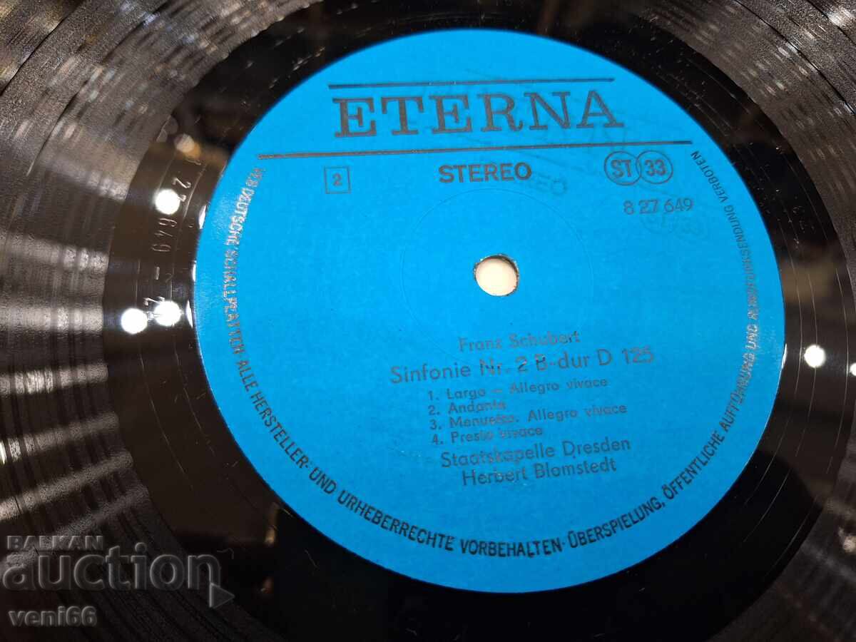 Δημοπρασία Δίσκος βινυλίου - Schubert Δημοπρασία Δίσκος βινυλίου - Schubert
