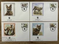 Burundi - First Day Cover Set - Serval (1992)