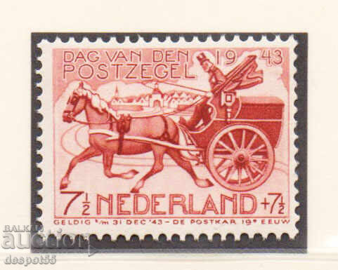 1943. Ολλανδία. Ημέρα της γραμματόσημου
