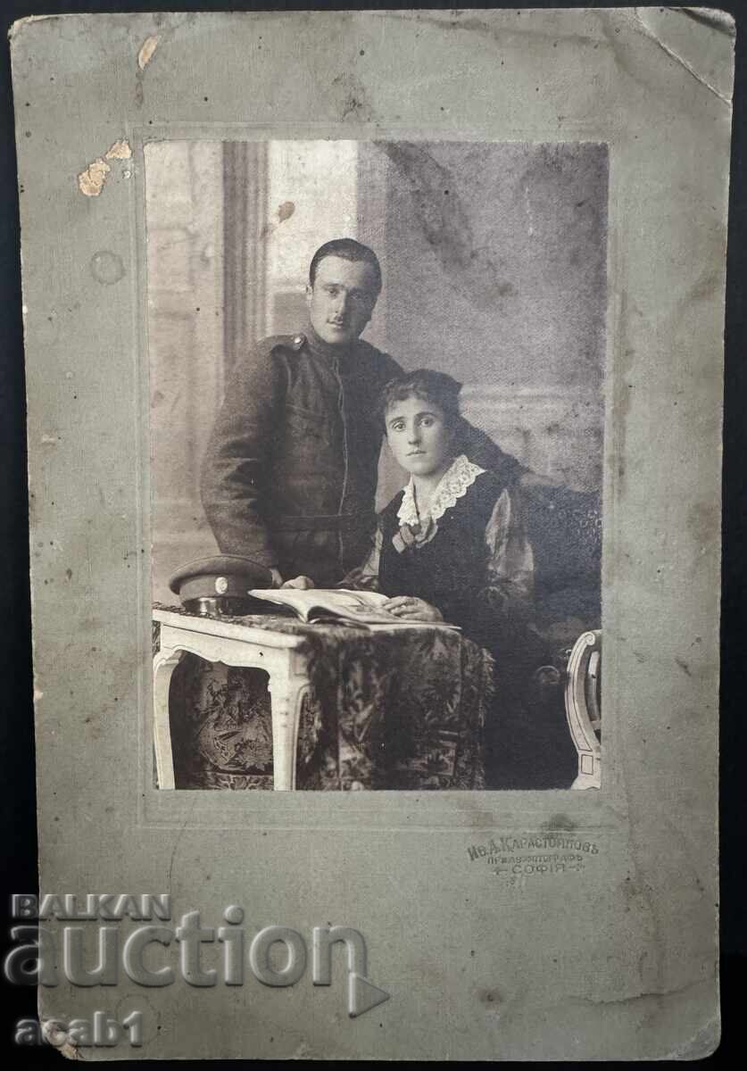Studio Photography: Soldier with His Beloved