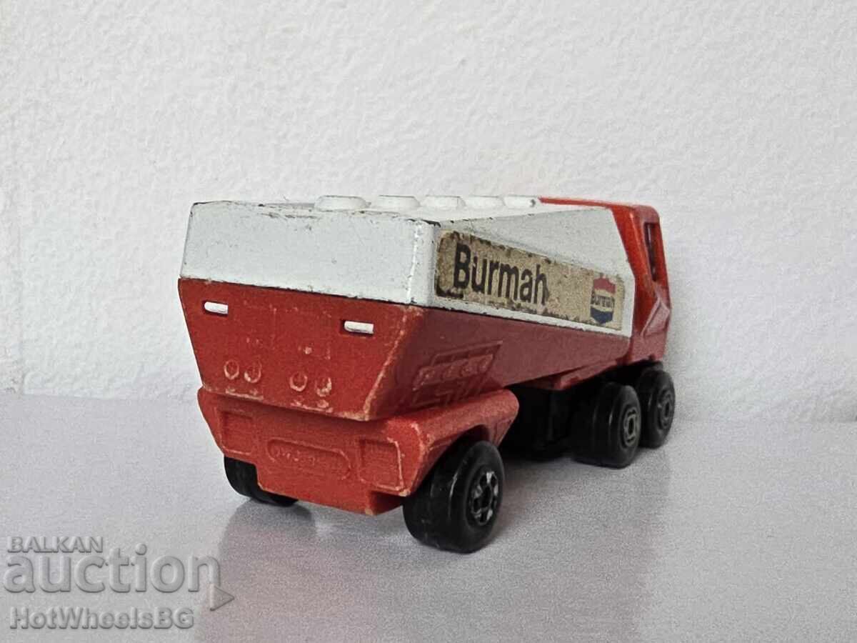 Delivery of Matchbox No 63B Freeway Gas Tanker 1973