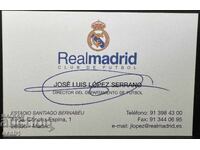 Real Madrid José Luis López Serrano Autograf