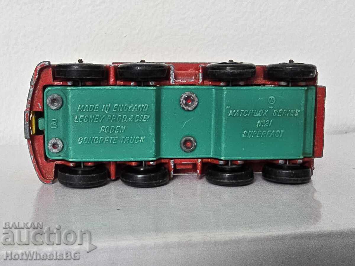 Matchbox  No 21A Foden Concrete Truck 1970  год - 6