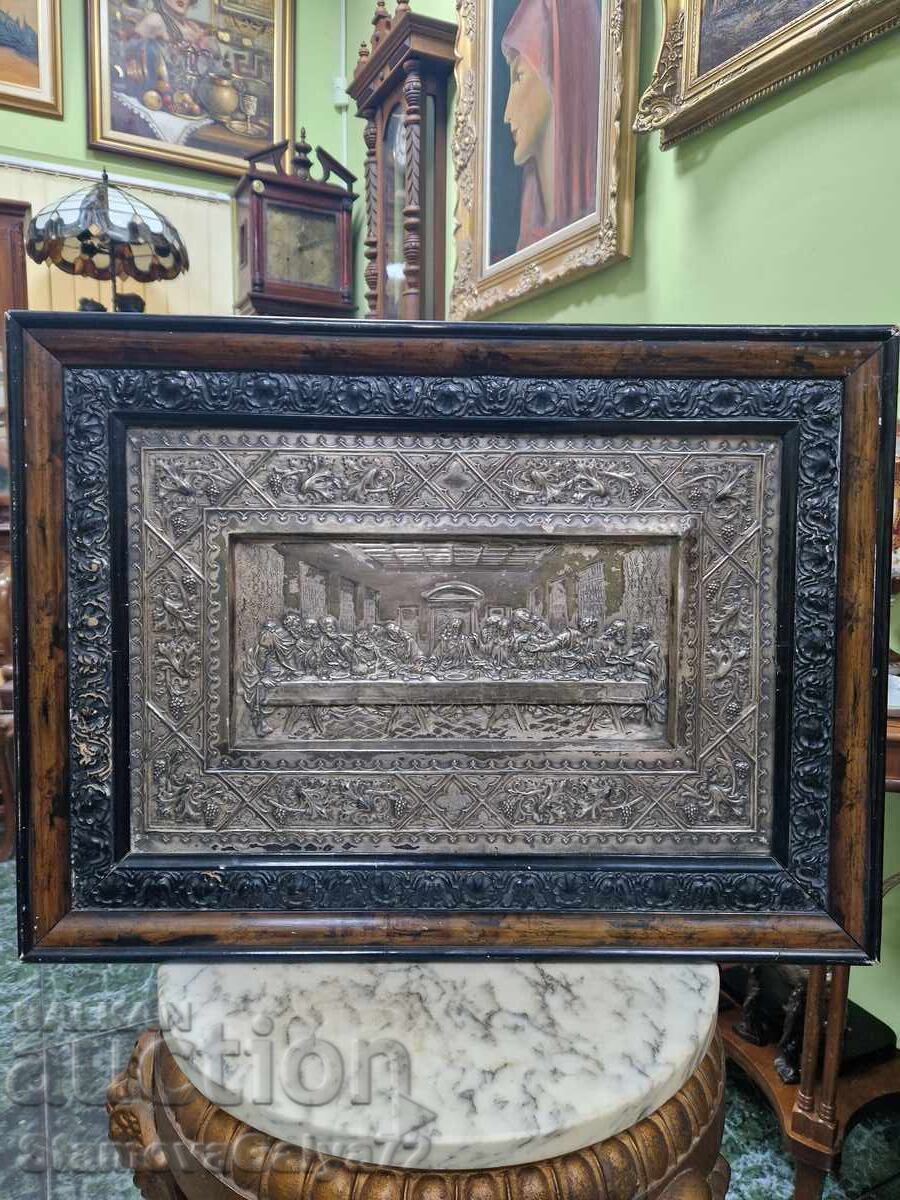 Beautiful Antique Painting Icon The Last Supper with price 228.00 BGN | € 116.57
