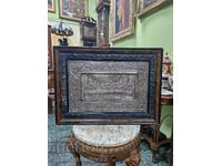 Frumoasă pictură antică icoană Cina cea de Taină