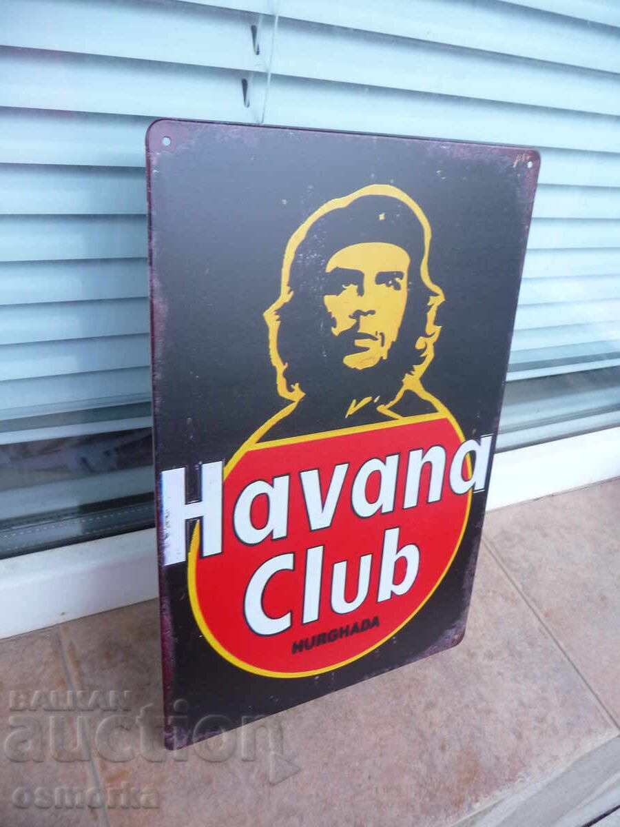 Метална табела Havana Club Че Гевара кубински ром Хавана клу с цена 22.00 лв. | € 11.25 Метална табела Havana Club Че Гевара кубински ром Хавана клу с цена 22.00 лв. | € 11.25