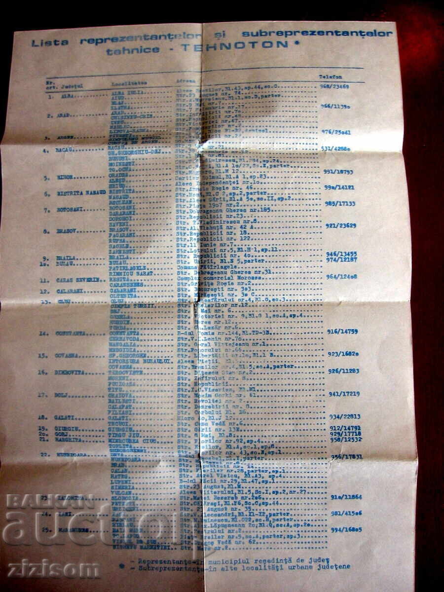 Licitație Radio de buzunar TOP model RB 1100 ROMÂNIA