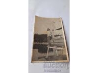 Photo of a Young Girl at a Swimming Pool