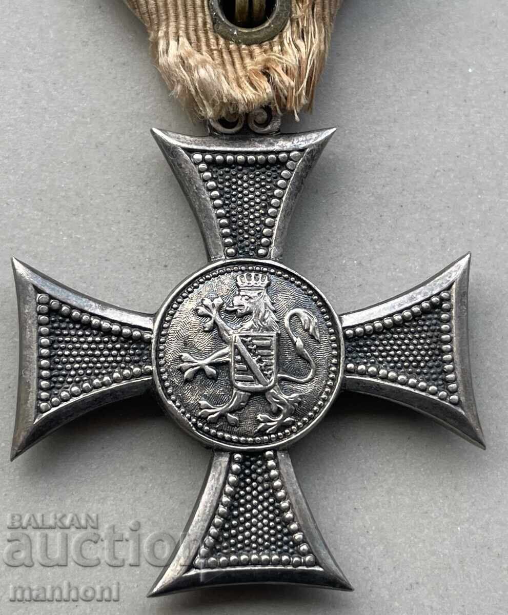 Delivery of 6046 Kingdom of Bulgaria badge For X years Excellent service Tsar Ferdinand