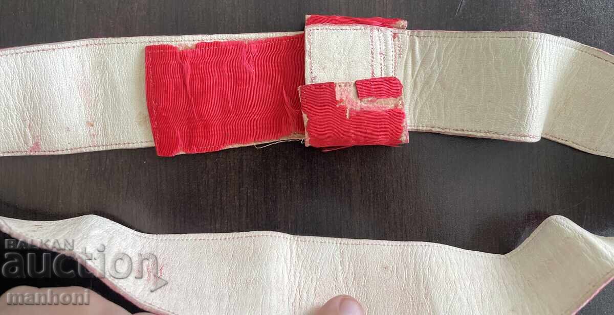 6052 Principality of Bulgaria parade belt sash Colonel Ziapkov - 6