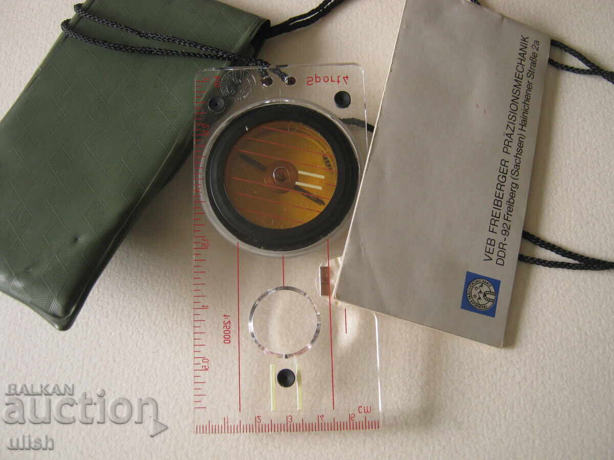 Auction  German Planchette Compass Sport 4 Orienteering Map