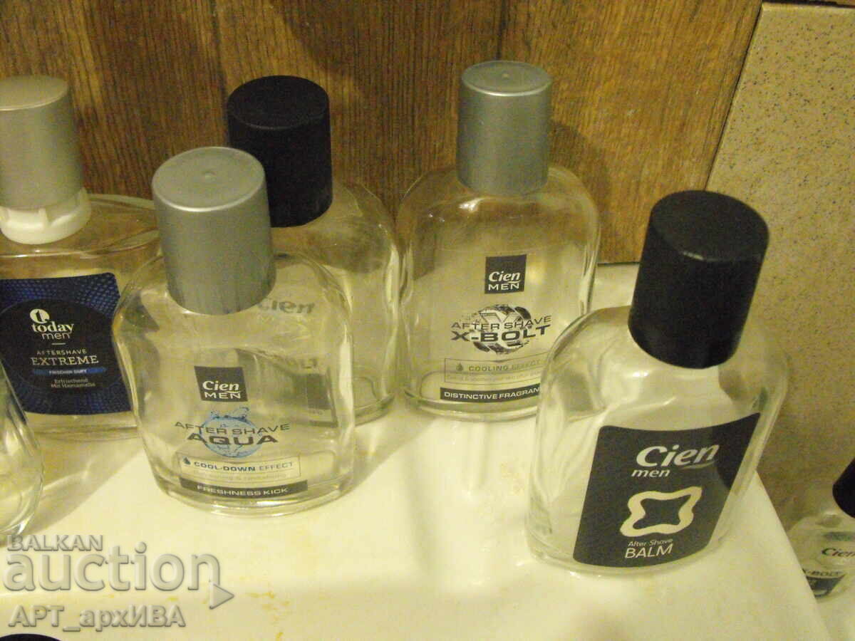 Auction  Collection of cologne bottles, empty!