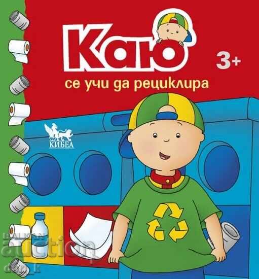 Kai learns to recycle