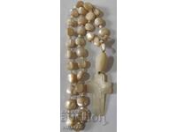 BRĂȚARĂ CU MĂRGELE DE SEDEF - CERCEI