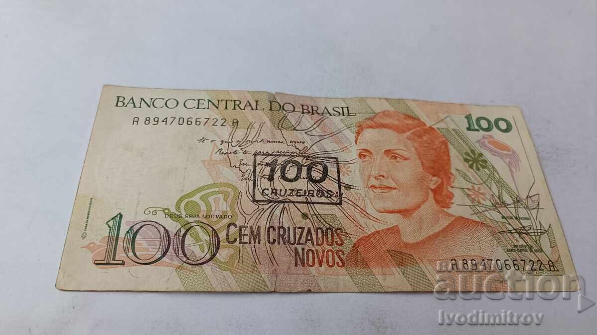 Βραζιλία 100 νέα κρουζέιρο Βραζιλία 100 νέα κρουζέιρο