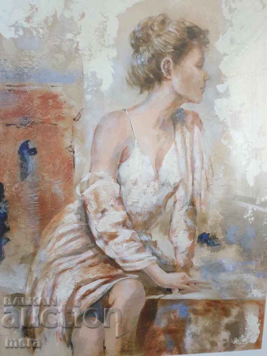 Εντυπωσιακή τυπωμένη εικόνα - Κυρία 2 με τιμή 30.00 BGN | € 15.34