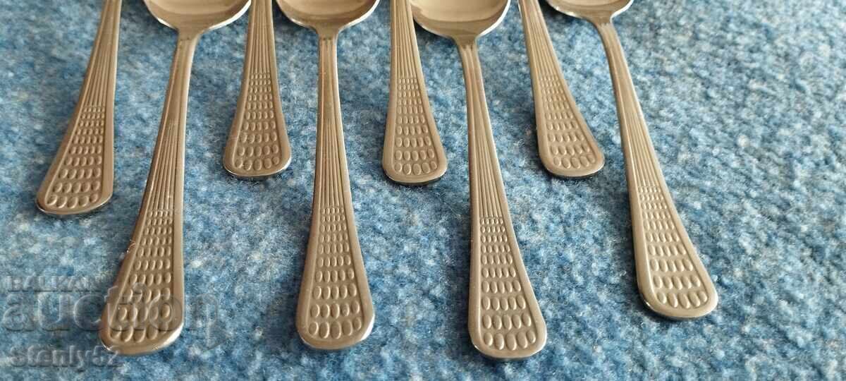 8 spoons 17.5 cm "P. Denev" - Gabrovo with price € 16.00 | 31.29 BGN 8 spoons 17.5 cm "P. Denev" - Gabrovo with price € 16.00 | 31.29 BGN