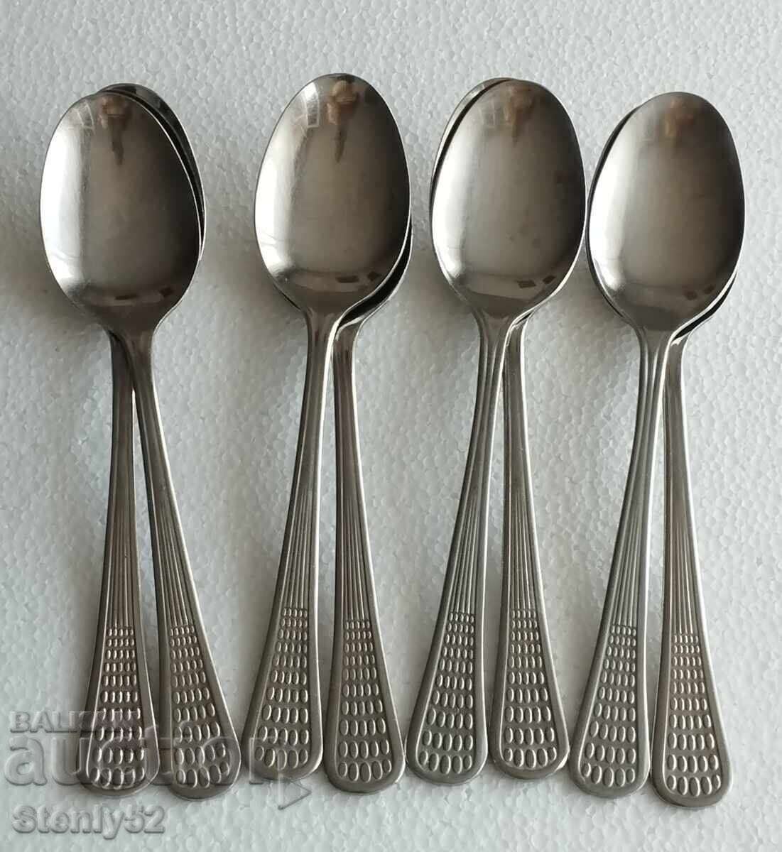 8 spoons 17.5 cm "P. Denev" - Gabrovo 8 spoons 17.5 cm "P. Denev" - Gabrovo