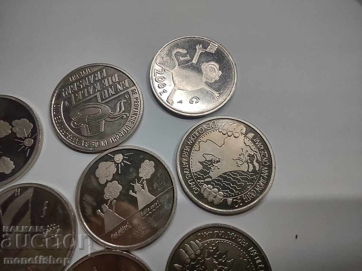 Доставка на 11бр. Монети, медали  и жетони