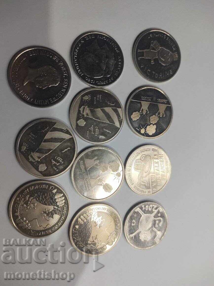 11бр. Монети, медали  и жетони - 6