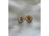 2 τεμάχια ποδοσφαιρικά σήματα Βουλγαρία ΑΣ-23 Σόφια