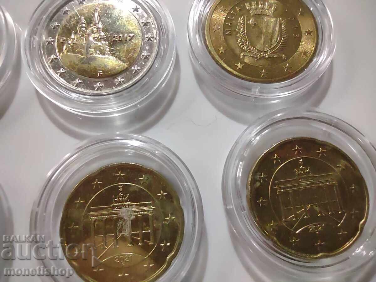 Delivery of Euro coins UNC