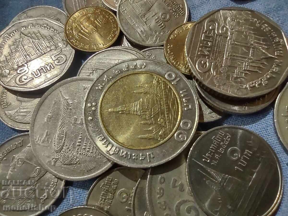 31бр.монети Тайланд- изобилие от разновидности с цена 30.00 лв. | € 15.34