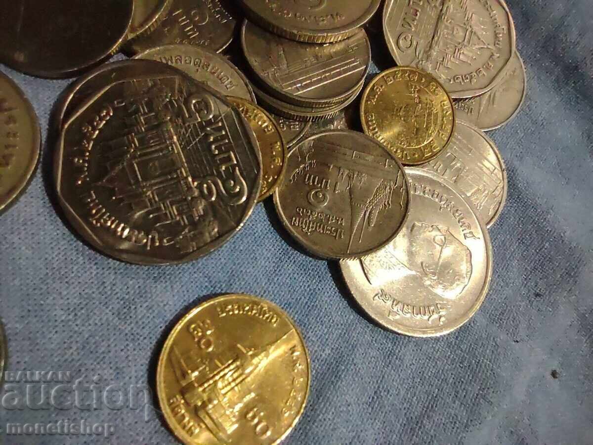 Доставка на 31бр.монети Тайланд- изобилие от разновидности