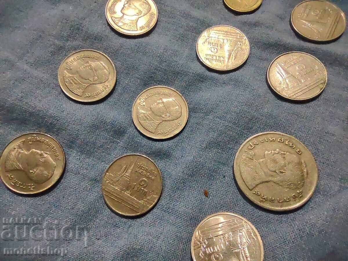 31бр.монети Тайланд- изобилие от разновидности - 5