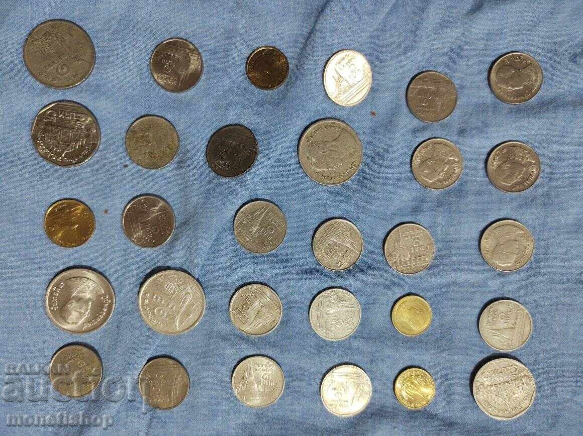 31бр.монети Тайланд- изобилие от разновидности - 6