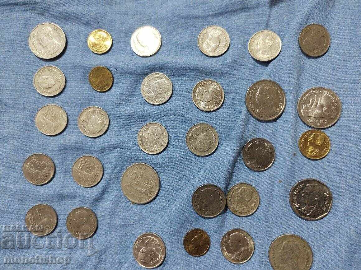 31бр.монети Тайланд- изобилие от разновидности - 7