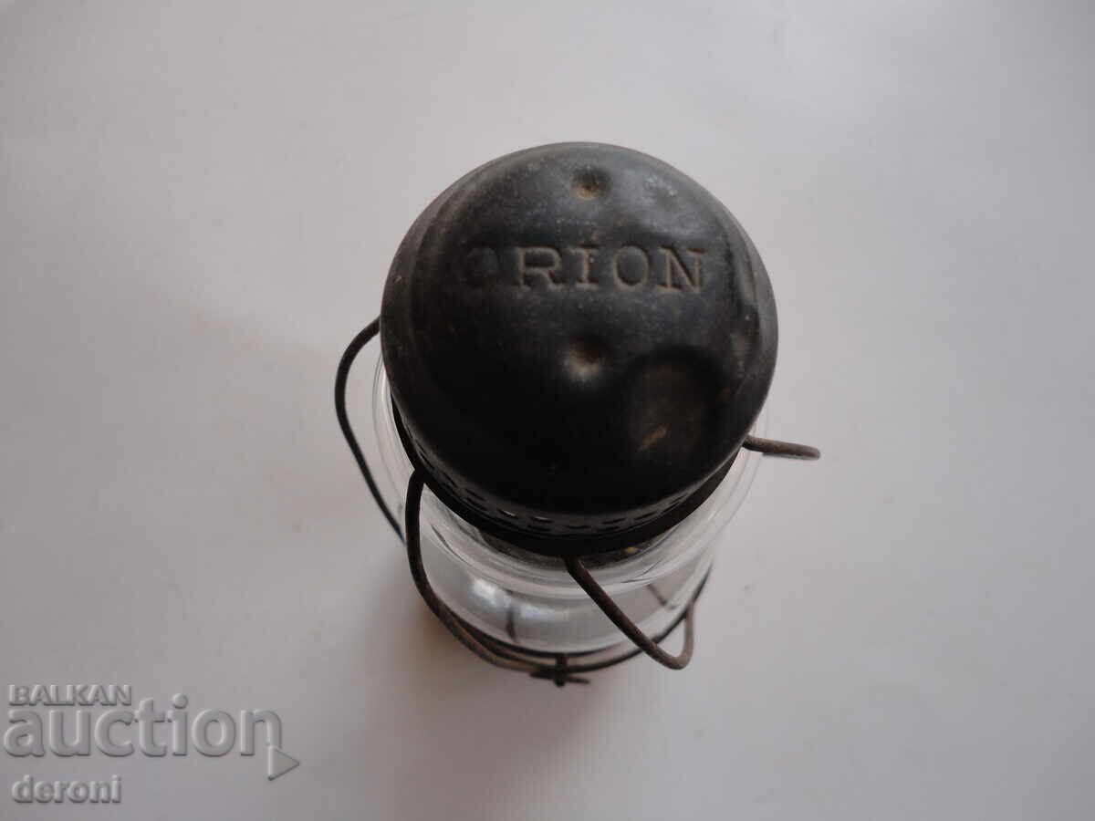 Δημοπρασία Γερμανική μπρούτζινη λάμπα πετρελαίου φανάρι Orion