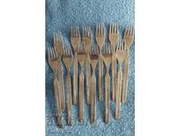 12 forks 19.5 cm stainless steel