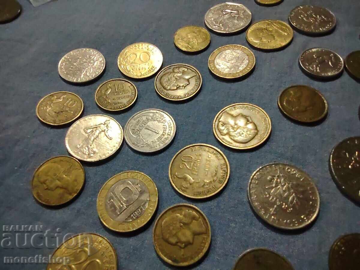 48 coins France with price 25.00 BGN | € 12.78
