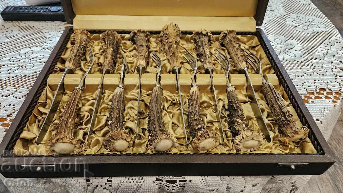 Auction  Vintage German Hunting Utensil Set