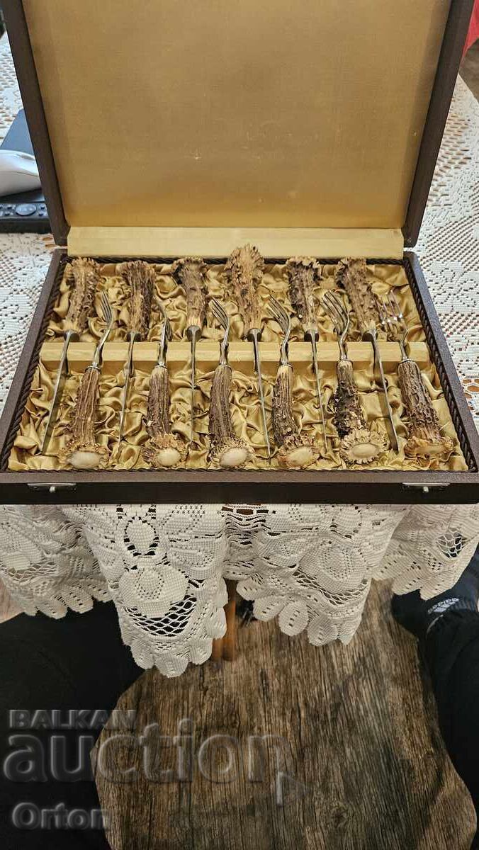 Vintage German Hunting Utensil Set - 5