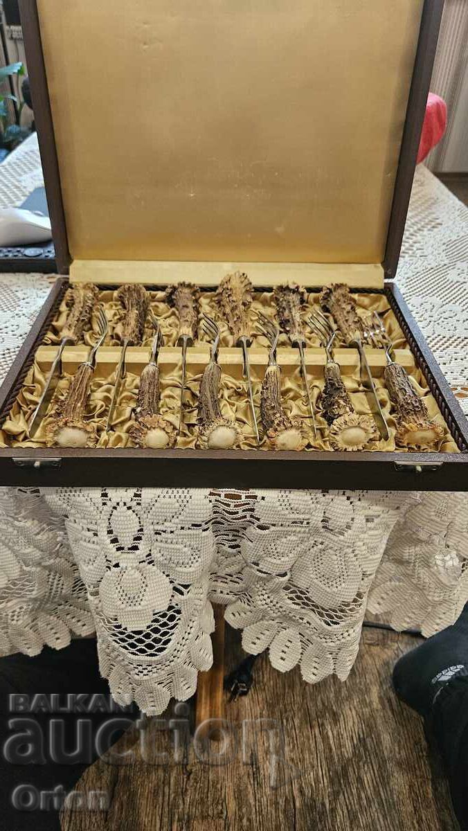 Vintage German Hunting Utensil Set - 7