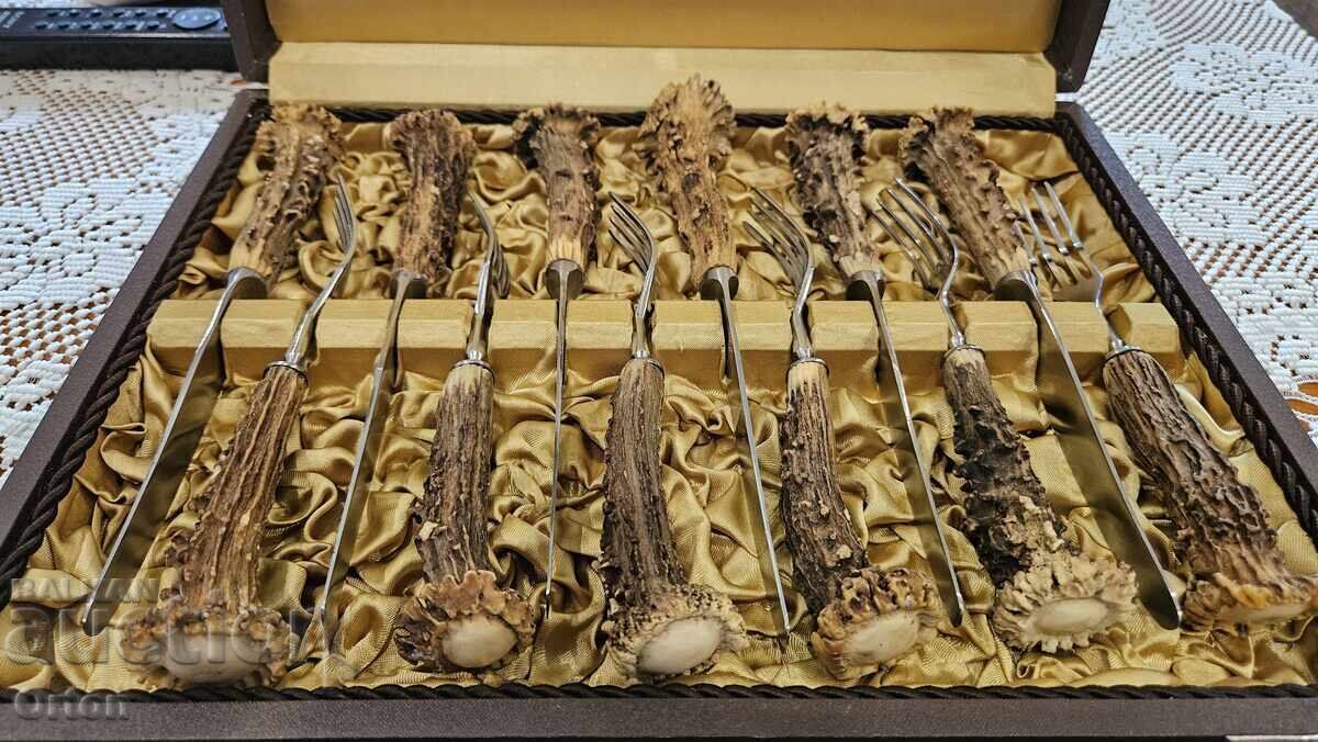 Vintage German Hunting Utensil Set