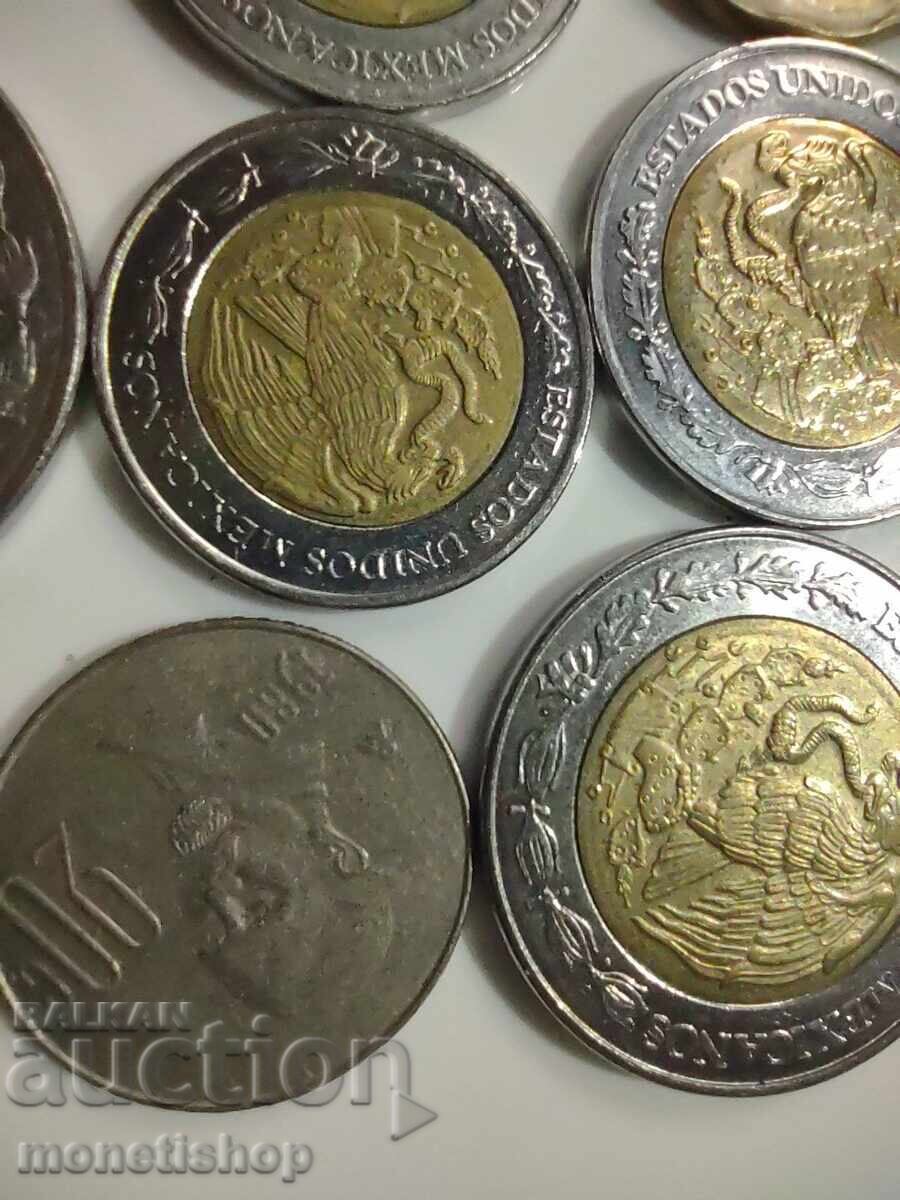 7 buc. Monede Mexic - 5 7 buc. Monede Mexic - 5