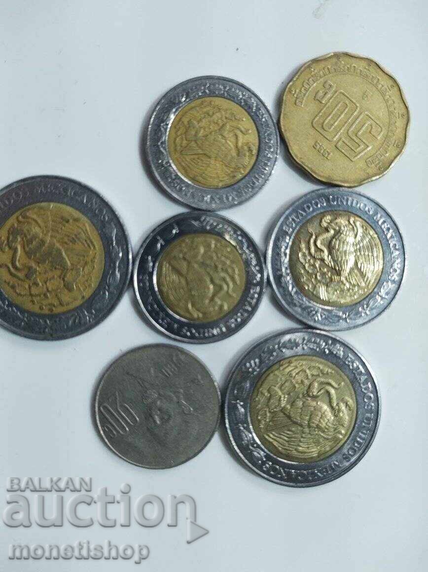 7 buc. Monede Mexic - 7 7 buc. Monede Mexic - 7