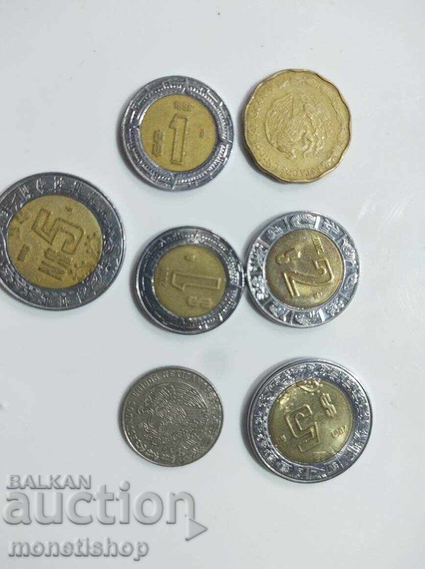 7 buc. Monede Mexic 7 buc. Monede Mexic