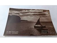 Ευχετήρια Κάρτα Βάρνα Ανατολή Ηλίου 1935