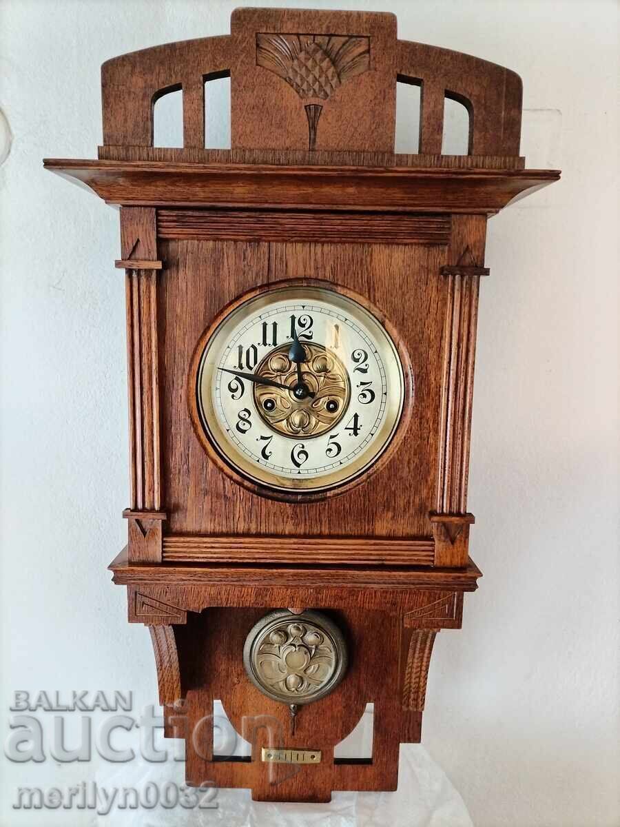 Δημοπρασία Ρολόι τοίχου Hamburg/American αρχές 20ου αιώνα ΛΕΙΤΟΥΡΓΙΚΟ Δημοπρασία Ρολόι τοίχου Hamburg/American αρχές 20ου αιώνα ΛΕΙΤΟΥΡΓΙΚΟ