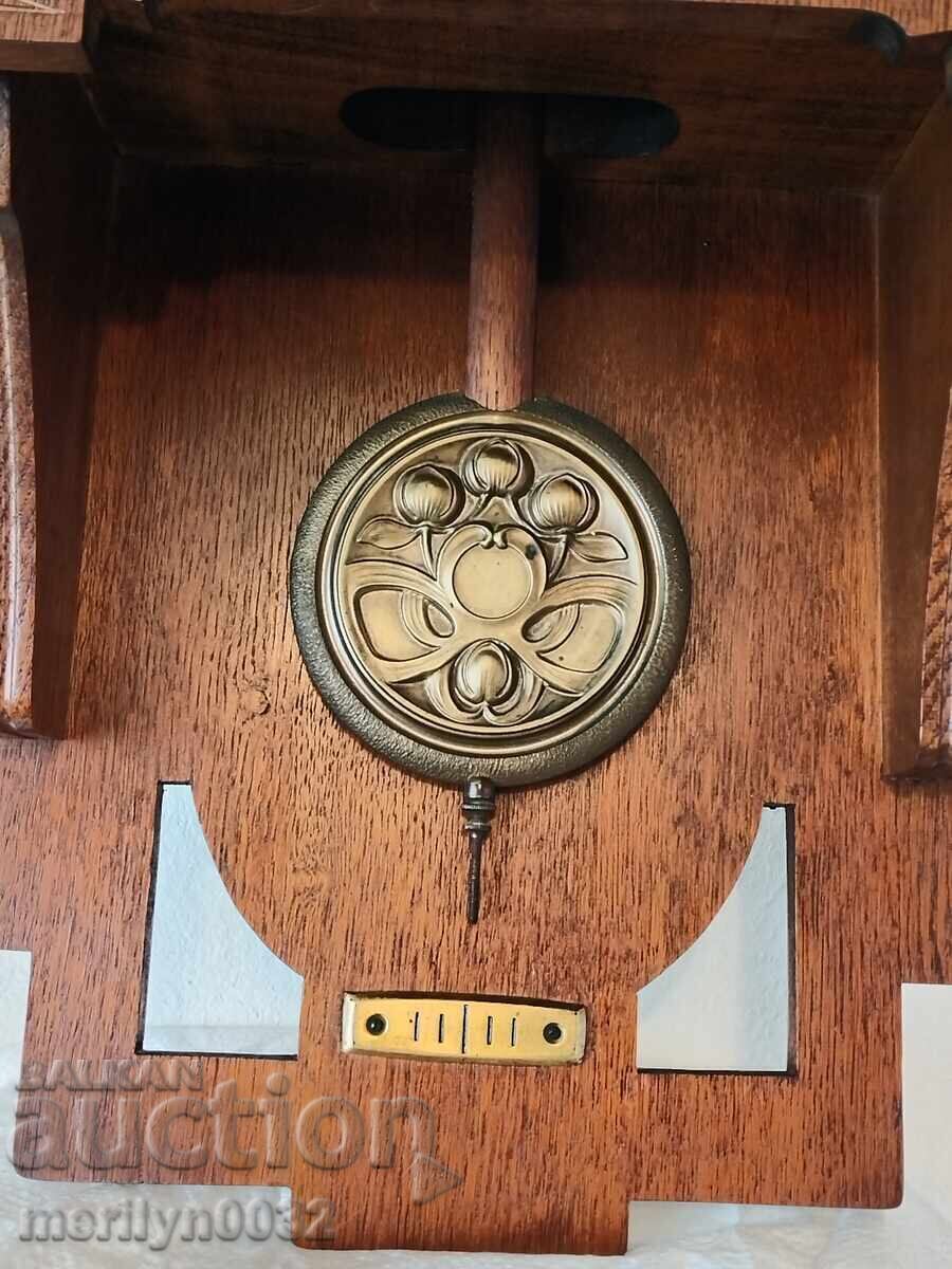 Παράδοση Ρολόι τοίχου Hamburg/American αρχές 20ου αιώνα ΛΕΙΤΟΥΡΓΙΚΟ Παράδοση Ρολόι τοίχου Hamburg/American αρχές 20ου αιώνα ΛΕΙΤΟΥΡΓΙΚΟ